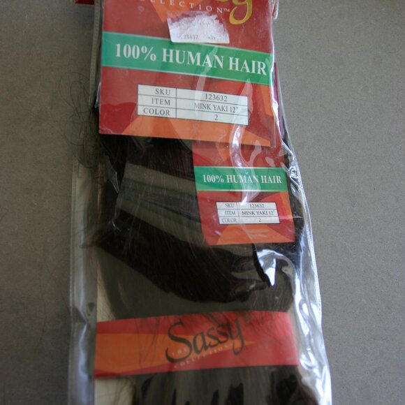 100% human hair LOT of 2 pieces - Picture 5 of 10